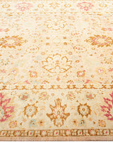 One-of-a-Kind Imported Hand-Knotted Area Rug  - Beige, 6' 2" x 9' 0" - Modern Rug Importers