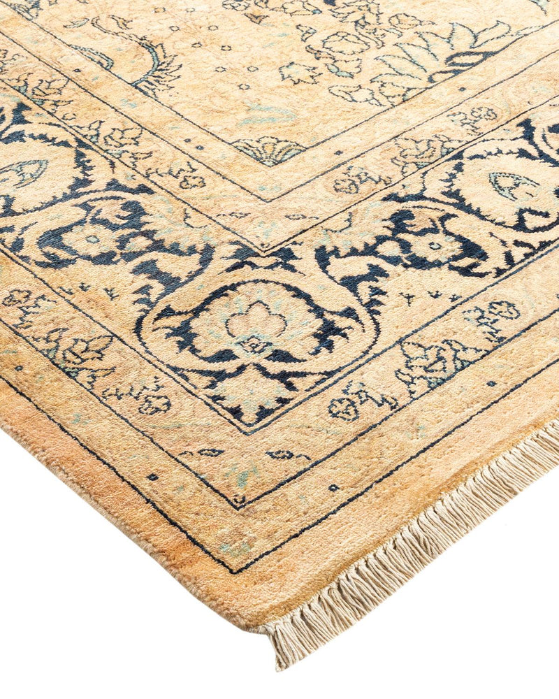 One-of-a-Kind Imported Hand-knotted Area Rug  - Beige,  6' 2" x 9' 2" - Modern Rug Importers