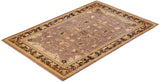 One-of-a-Kind Imported Hand-knotted Area Rug  - Beige, 6' 3" x 9' 5" - Modern Rug Importers