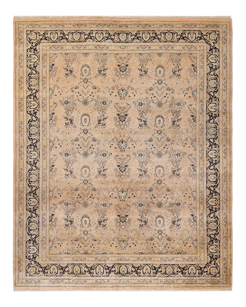 One-of-a-Kind Imported Hand-knotted Area Rug  - Beige, 8' 1" x 10' 3" - Modern Rug Importers