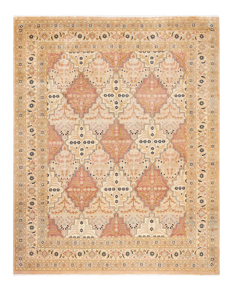 One-of-a-Kind Imported Hand-Knotted Area Rug  - Beige, 8' 2" x 10' 4" - Modern Rug Importers