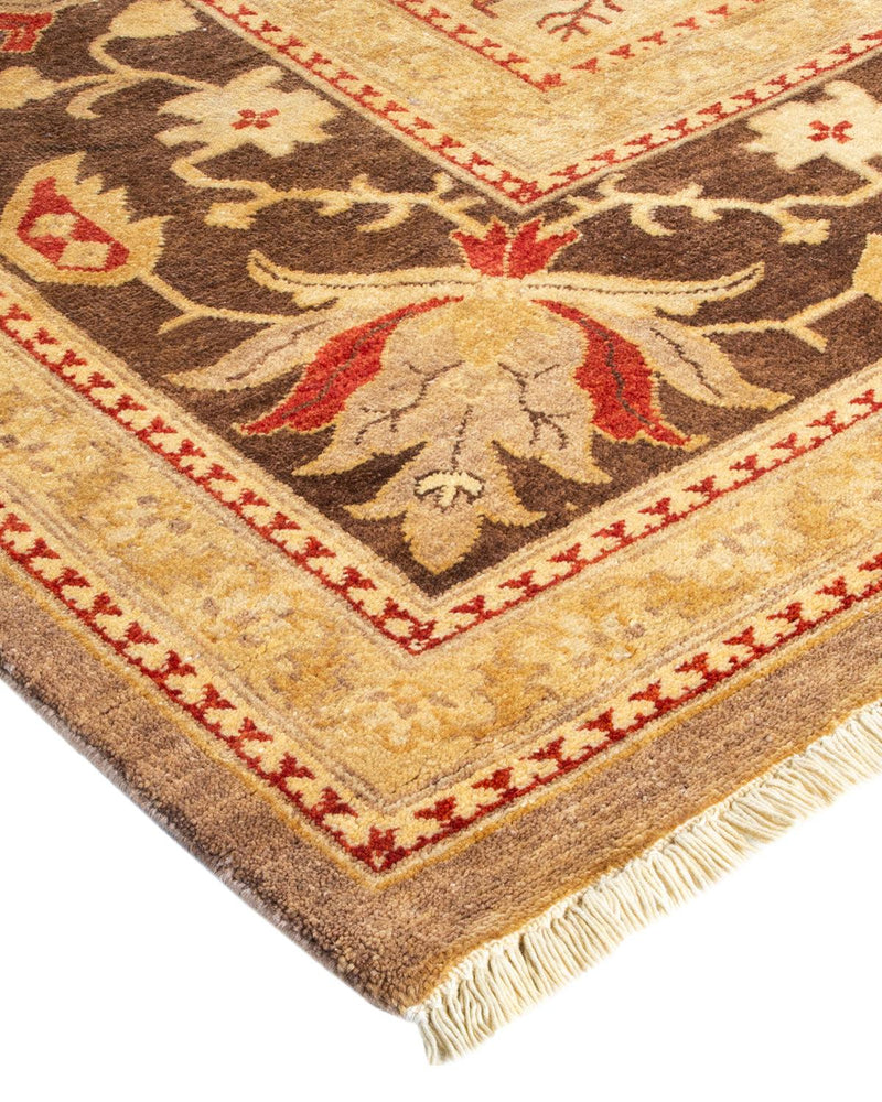 One-of-a-Kind Imported Hand-Knotted Area Rug  - Beige, 9' 2" x 12' 0" - Modern Rug Importers