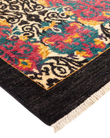 One-of-a-Kind Imported Hand-knotted Area Rug  - Black, 10' 1" x 14' 4" - Modern Rug Importers