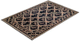 One-of-a-Kind Imported Hand-knotted Area Rug  - Black, 5' 10" x 8' 9" - Modern Rug Importers