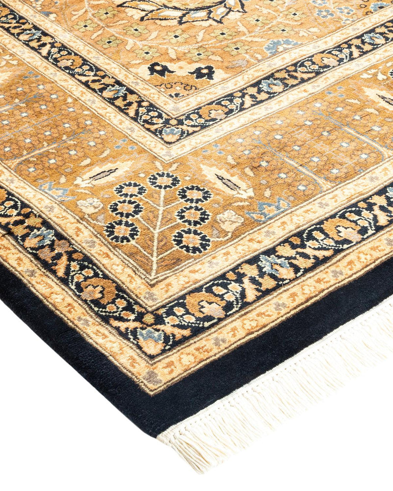 One-of-a-Kind Imported Hand-knotted Area Rug  - Black, 6' 3" x 6' 5" - Modern Rug Importers