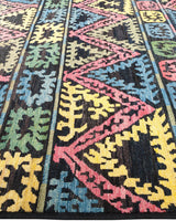 One-of-a-Kind Imported Hand-knotted Area Rug  - Black, 7' 10" x 10' 0" - Modern Rug Importers