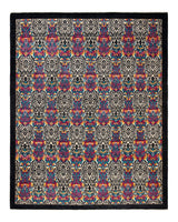 One-of-a-Kind Imported Hand-Knotted Area Rug  - Black, 8' 0" x 10' 0" - Modern Rug Importers