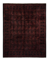 One-of-a-Kind Imported Hand-knotted Area Rug  - Black, 8' 0" x 10' 0" - Modern Rug Importers
