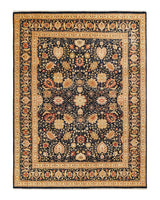 One-of-a-Kind Imported Hand-knotted Area Rug  - Black, 8' 1" x 10' 7" - Modern Rug Importers