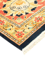 One-of-a-Kind Imported Hand-knotted Area Rug  - Black,  8' 10" x 11' 10" - Modern Rug Importers