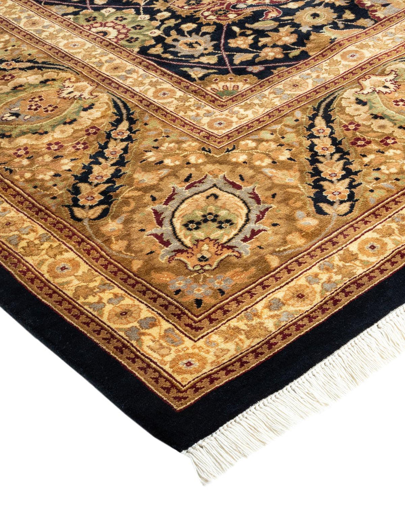 One-of-a-Kind Imported Hand-knotted Area Rug  - Black, 8' 3" x 10' 1" - Modern Rug Importers