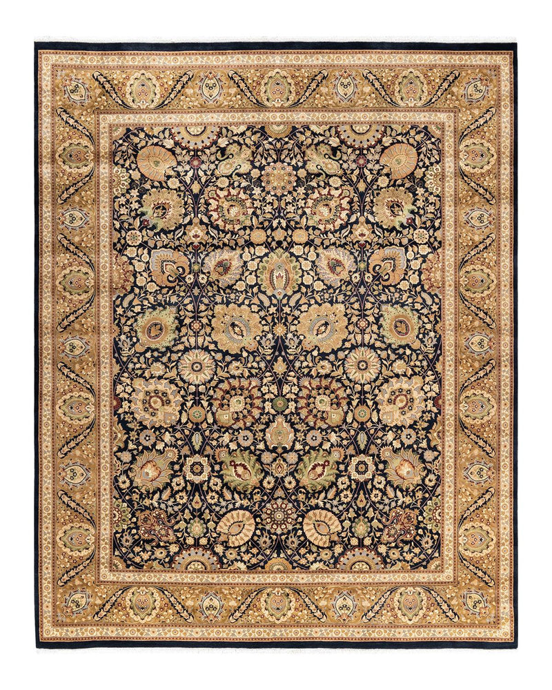One-of-a-Kind Imported Hand-knotted Area Rug  - Black,  8' 3" x 10' 5" - Modern Rug Importers