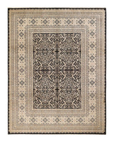 One-of-a-Kind Imported Hand-knotted Area Rug  - Black, 8' 5" x 10' 9" - Modern Rug Importers