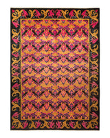 One-of-a-Kind Imported Hand-knotted Area Rug  - Black, 9' 1" x 12' 4" - Modern Rug Importers