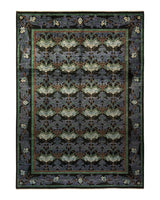 One-of-a-Kind Imported Hand-knotted Area Rug  - Black, 9' 10" x 13' 8" - Modern Rug Importers