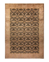 One-of-a-Kind Imported Hand-knotted Area Rug  - Black, 9' 10" x 13' 9" - Modern Rug Importers