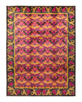 One-of-a-Kind Imported Hand-knotted Area Rug  - Black, 9' 2" x 11' 10" - Modern Rug Importers