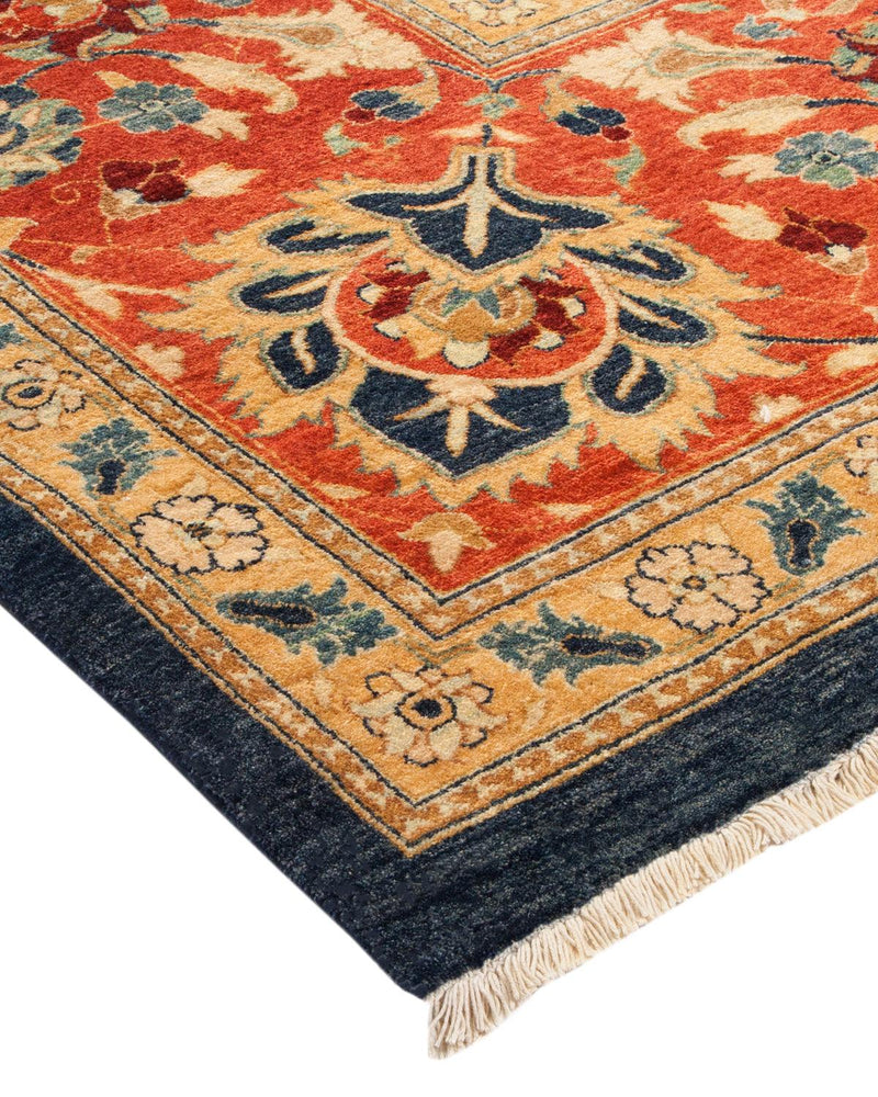 One-of-a-Kind Imported Hand-knotted Area Rug  - Blue, 10' 2" x 13' 10" - Modern Rug Importers