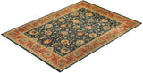 One-of-a-Kind Imported Hand-knotted Area Rug  - Blue, 10' 2" x 13' 10" - Modern Rug Importers