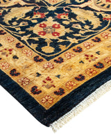 One-of-a-Kind Imported Hand-knotted Area Rug  - Blue,  10' 2" x 13' 9" - Modern Rug Importers