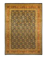 One-of-a-Kind Imported Hand-knotted Area Rug  - Blue, 10' 3" x 14' 2" - Modern Rug Importers