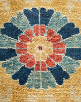 One-of-a-Kind Imported Hand-knotted Area Rug  - Blue, 12' 1" x 17' 4" - Modern Rug Importers