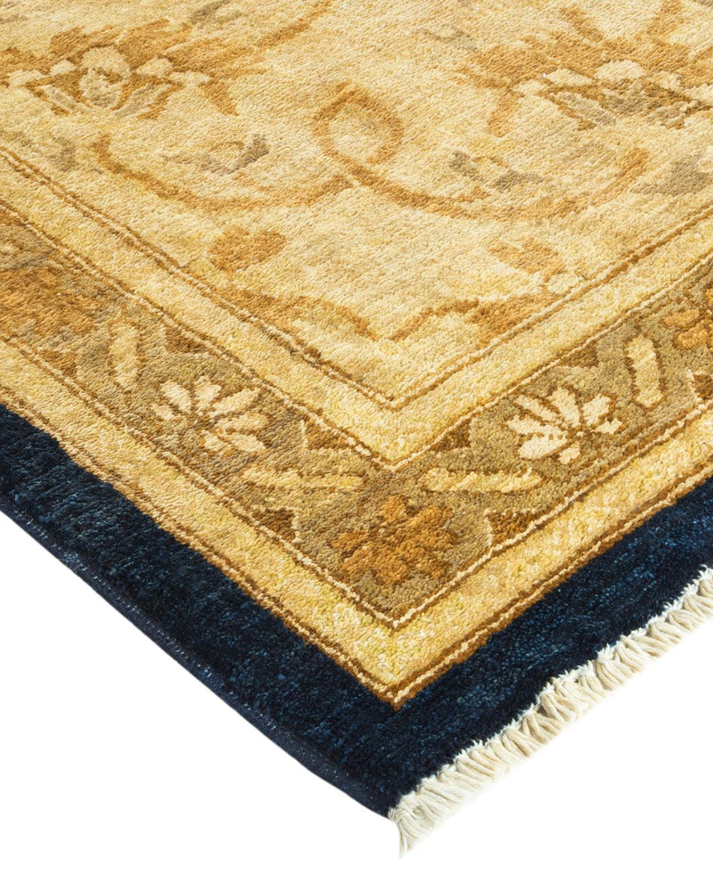 One-of-a-Kind Imported Hand-knotted Area Rug  - Blue, 12' 1" x 18' 1" - Modern Rug Importers