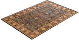 One-of-a-Kind Imported Hand-knotted Area Rug  - Blue, 6' 2" x 8' 10" - Modern Rug Importers