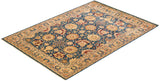 One-of-a-Kind Imported Hand-knotted Area Rug  - Blue,  6' 2" x 8' 8" - Modern Rug Importers