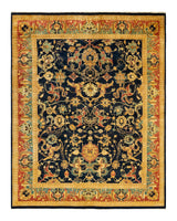 One-of-a-Kind Imported Hand-knotted Area Rug  - Blue, 7' 10" x 10' 2" - Modern Rug Importers