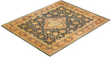 One-of-a-Kind Imported Hand-knotted Area Rug  - Blue, 7' 10" x 9' 10" - Modern Rug Importers