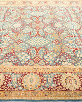 One-of-a-Kind Imported Hand-knotted Area Rug  - Blue, 7' 9" x 10' 4" - Modern Rug Importers
