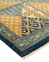 One-of-a-Kind Imported Hand-knotted Area Rug  - Blue, 8' 0" x 10' 0" - Modern Rug Importers