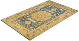 One-of-a-Kind Imported Hand-knotted Area Rug  - Blue,  8' 0" x 12' 10" - Modern Rug Importers