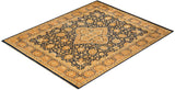 One-of-a-Kind Imported Hand-Knotted Area Rug  - Blue, 8' 1" x 10' 1" - Modern Rug Importers