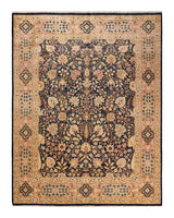 One-of-a-Kind Imported Hand-Knotted Area Rug  - Blue, 8' 1" x 10' 3" - Modern Rug Importers