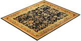 One-of-a-Kind Imported Hand-Knotted Area Rug  - Blue, 8' 1" x 9' 10" - Modern Rug Importers