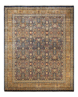 One-of-a-Kind Imported Hand-knotted Area Rug  - Blue, 8' 2" x 10' 0" - Modern Rug Importers