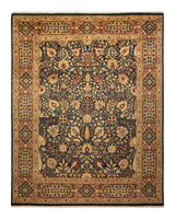 One-of-a-Kind Imported Hand-knotted Area Rug  - Blue, 8' 2" x 10' 4" - Modern Rug Importers