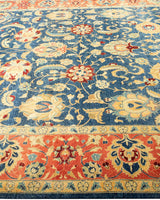 One-of-a-Kind Imported Hand-knotted Area Rug  - Blue, 8' 2" x 10' 8" - Modern Rug Importers