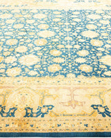 One-of-a-Kind Imported Hand-knotted Area Rug  - Blue,  8' 3" x 10' 3" - Modern Rug Importers