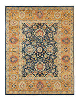 One-of-a-Kind Imported Hand-knotted Area Rug  - Blue, 8' 3" x 10' 6" - Modern Rug Importers