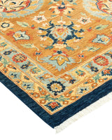 One-of-a-Kind Imported Hand-knotted Area Rug  - Blue, 8' 3" x 10' 6" - Modern Rug Importers
