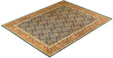 One-of-a-Kind Imported Hand-knotted Area Rug  - Blue,  8' 3" x 10' 8" - Modern Rug Importers