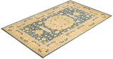 One-of-a-Kind Imported Hand-knotted Area Rug  - Blue, 8' 3" x 13' 5" - Modern Rug Importers