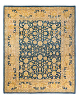 One-of-a-Kind Imported Hand-knotted Area Rug  - Blue, 8' 6" x 10' 3" - Modern Rug Importers