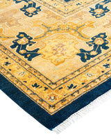 One-of-a-Kind Imported Hand-knotted Area Rug  - Blue, 8' 6" x 10' 3" - Modern Rug Importers