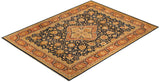 One-of-a-Kind Imported Hand-knotted Area Rug  - Blue, 9' 1" x 12' 1" - Modern Rug Importers