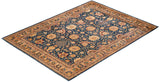 One-of-a-Kind Imported Hand-knotted Area Rug  - Blue,  9' 1" x 12' 4" - Modern Rug Importers