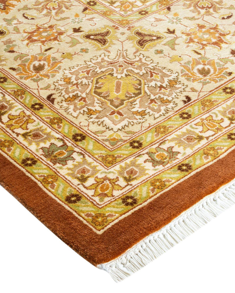 One-of-a-Kind Imported Hand-knotted Area Rug  - Brown, 10' 1" x 13' 0" - Modern Rug Importers